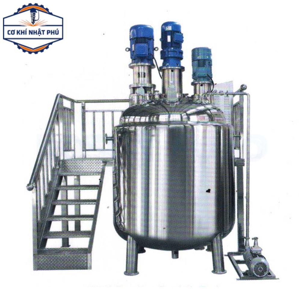 Bồn khuấy thực phẩm inox được gia công theo yêu cầu cho từng quy trình sản xuất 