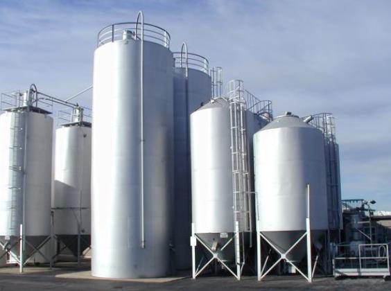 Silo chứa nguyên liệu