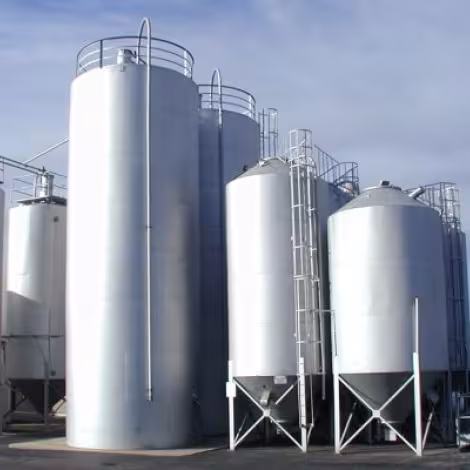 Silo chứa nguyên liệu